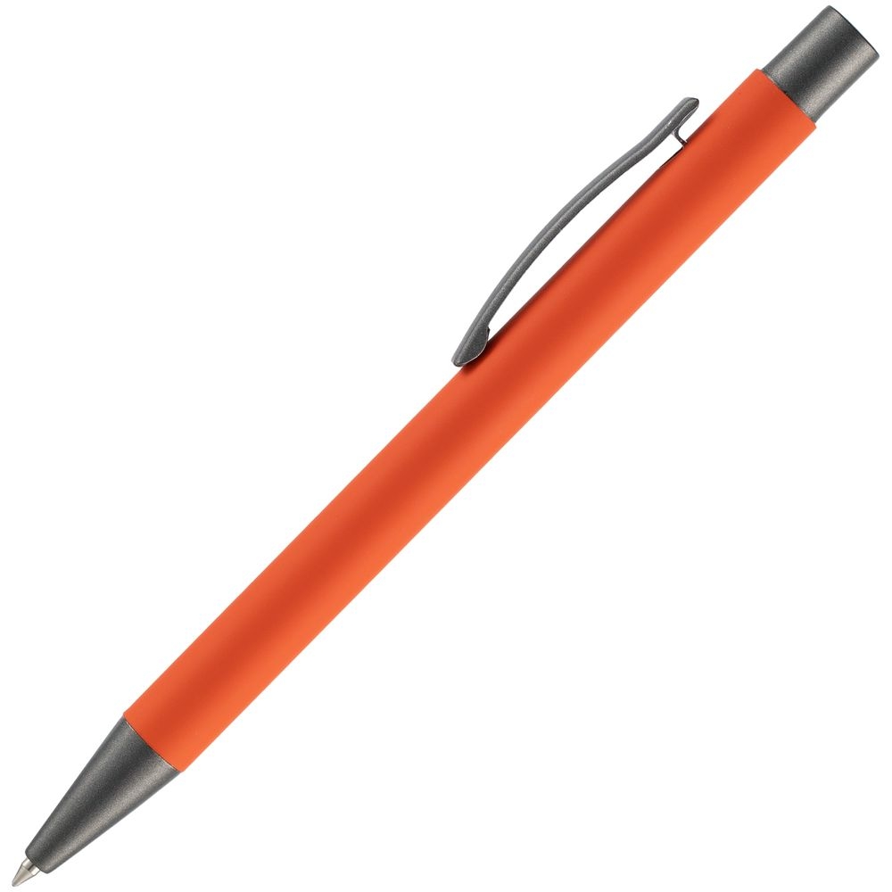 Ручка шариковая Atento Soft Touch, оранжевая, оранжевый