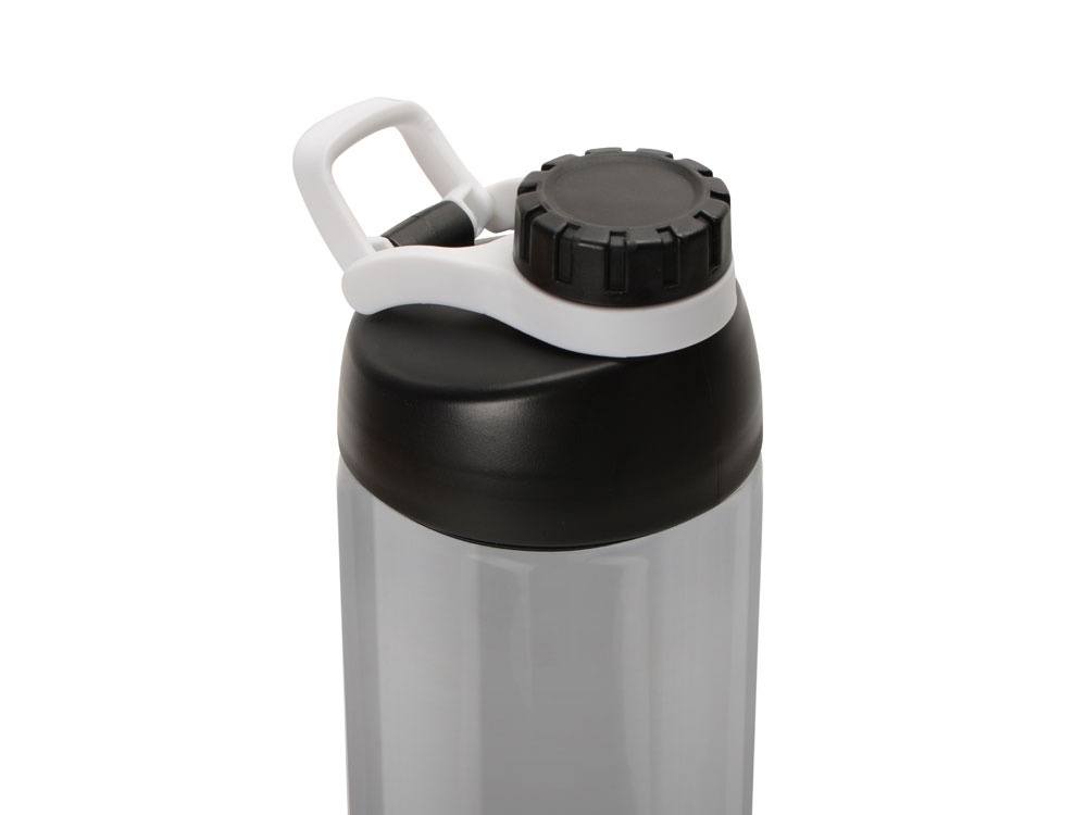 Спортивная бутылка для воды с держателем «Biggy», 1000 мл, белый, полипропилен