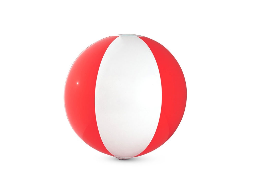 Пляжный надувной мяч «CRUISE», красный, пвх