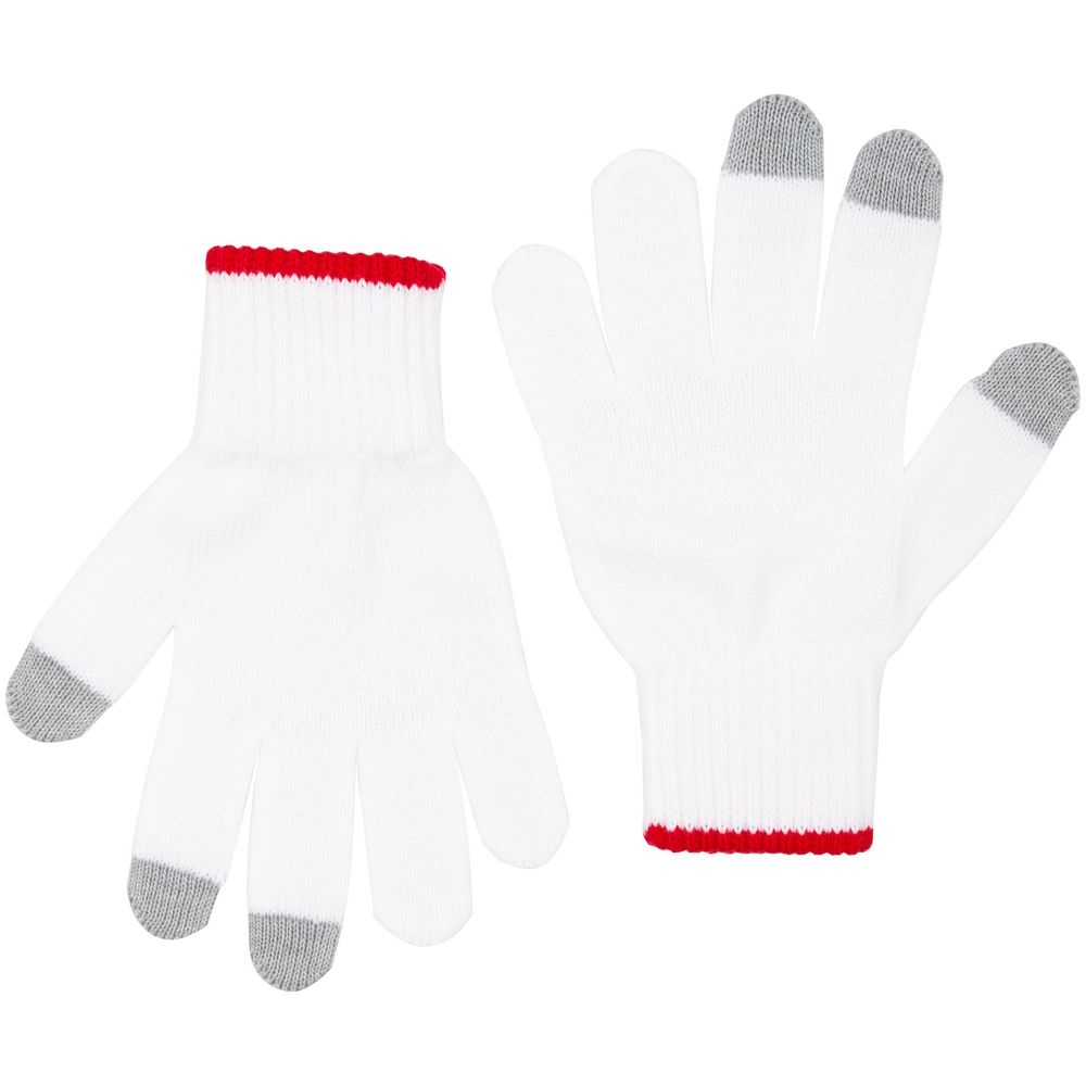 Сенсорные перчатки на заказ Guanti Tok, полушерсть, шерсть 50%; акрил 50%