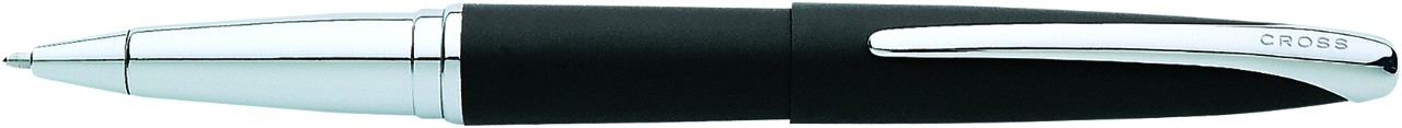 Ручка-роллер Selectip Cross ATX Цвет - матовый черный/серебро., черный, латунь, нержавеющая сталь