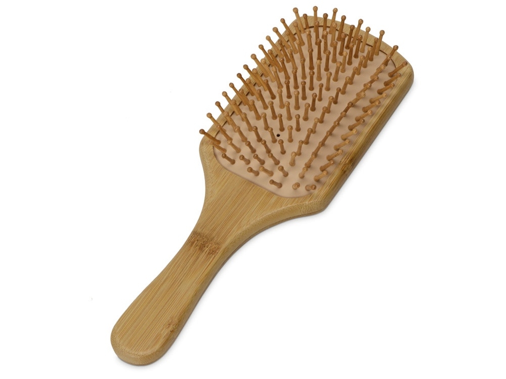 Массажная щетка для волос «Bambola», натуральный, бамбук