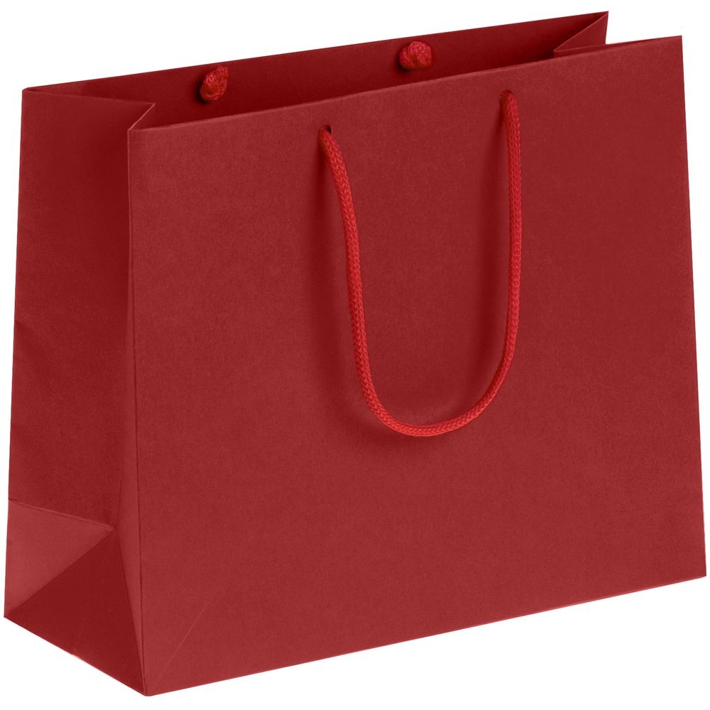 Пакет бумажный Porta S, красный, красный, бумага