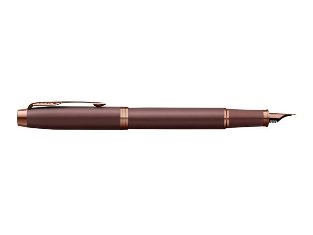 Перьевая ручка Parker IM, F, коричневый, металл