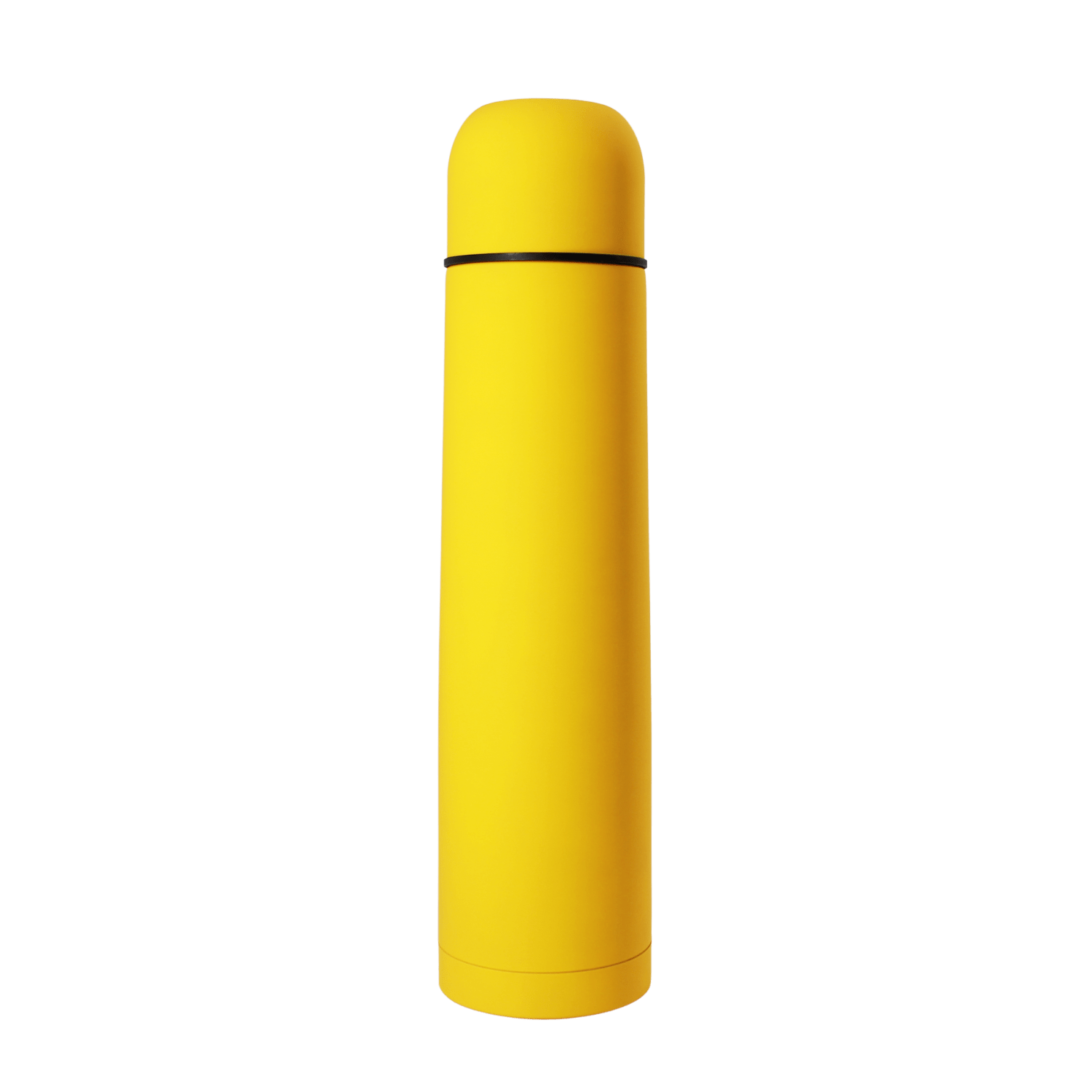 Термос софт-тач Yanemal 1 л. (желтый), желтый, металл, soft touch
