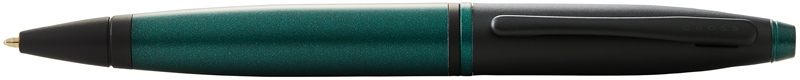 Шариковая ручка Cross Calais Matte Green and Black Lacquer, зеленый, латунь