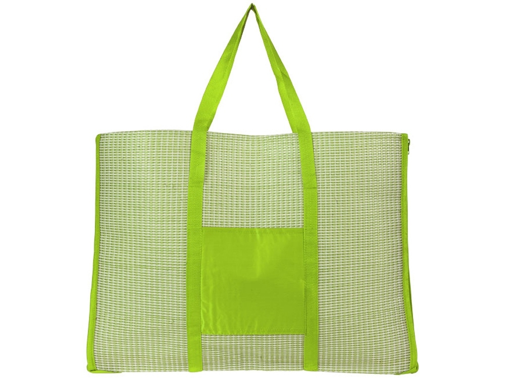 Пляжная складная сумка-коврик «Bonbini», зеленый, полипропилен