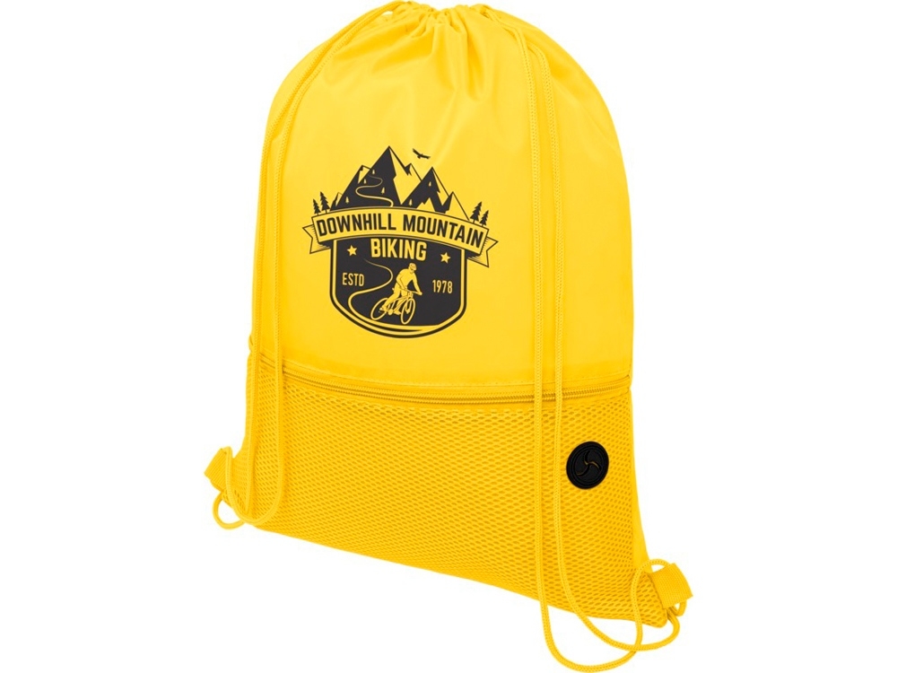 Рюкзак «Oriole» с сеткой, желтый, полиэстер