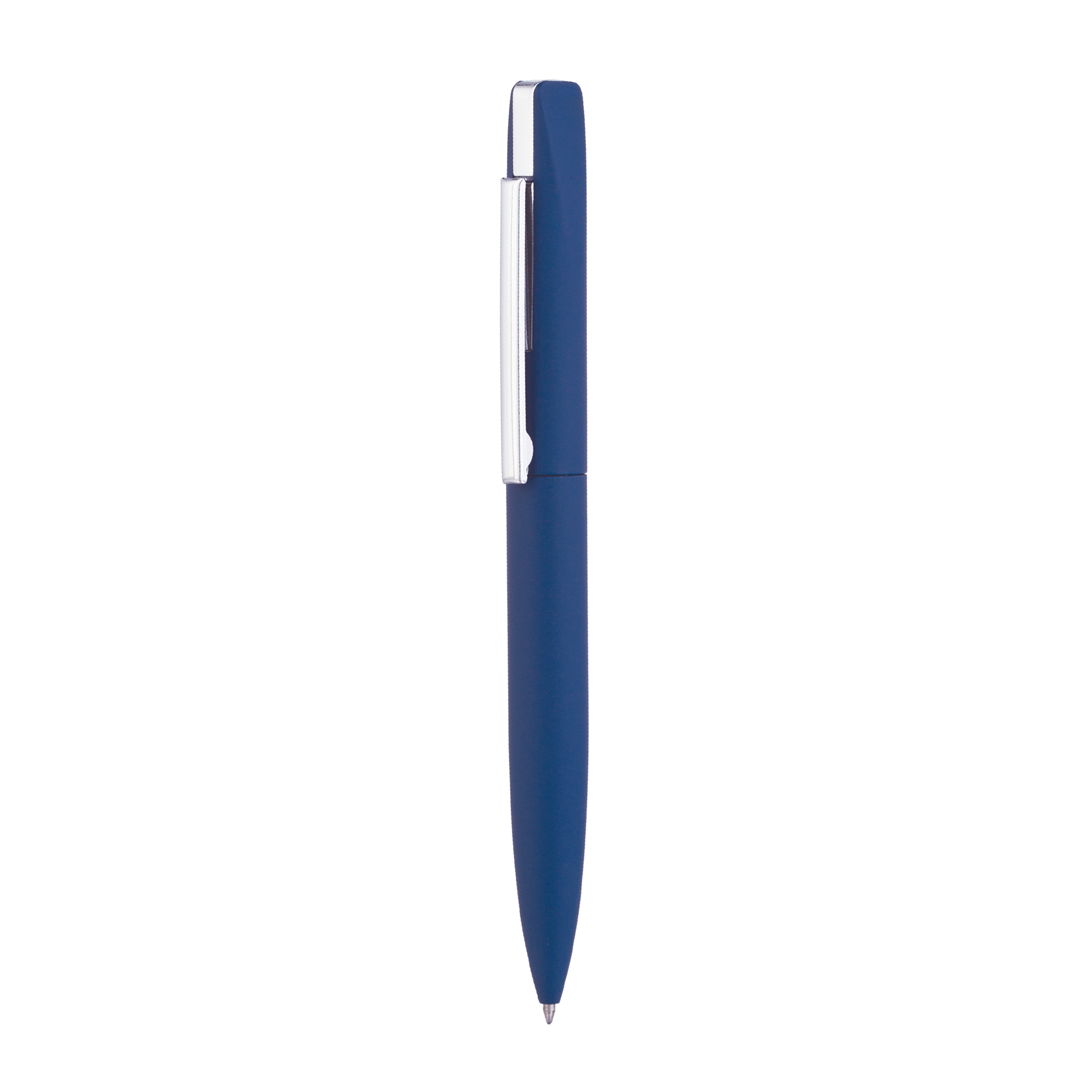 Ручка шариковая "Mercury", покрытие soft touch, синий, металл/пластик/soft touch