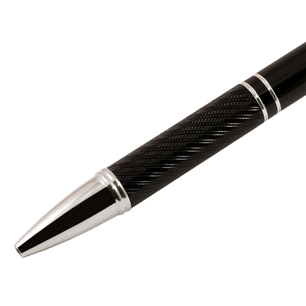 Шариковая ручка Crocus, черная, черный