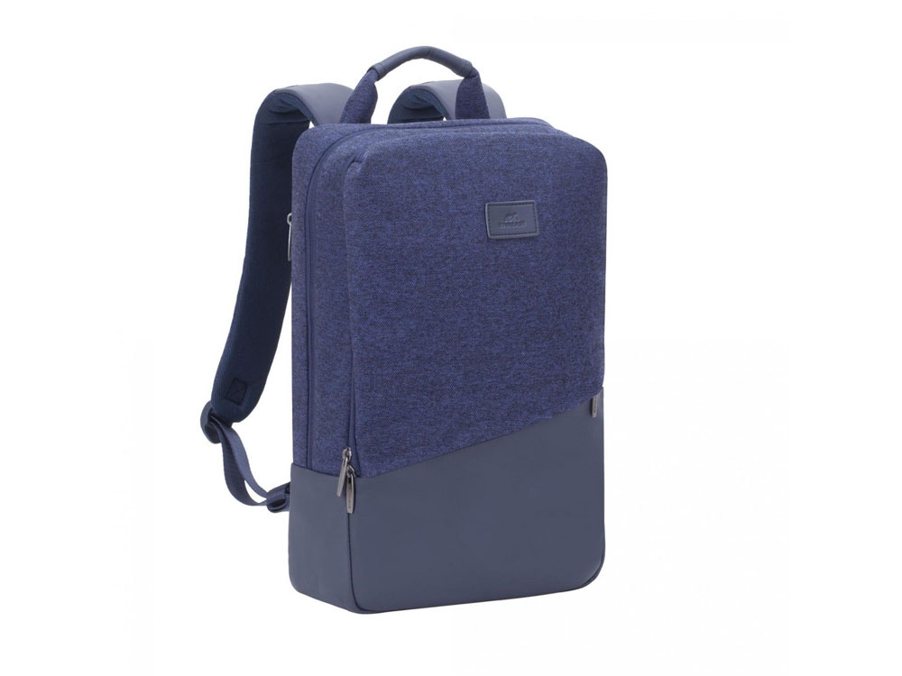 Рюкзак для для MacBook Pro 15" и Ultrabook 15.6", синий, полиэстер, кожзам