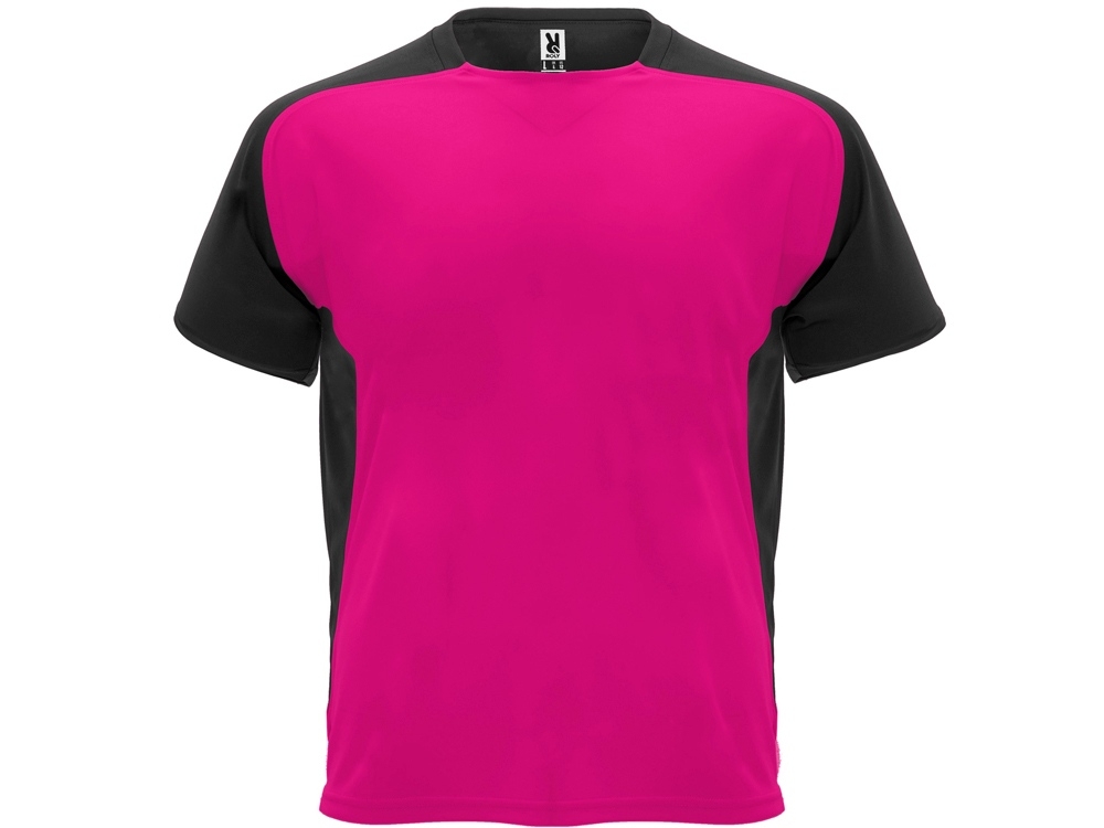 Спортивная футболка «Bugatti» мужская, черный, розовый, полиэстер