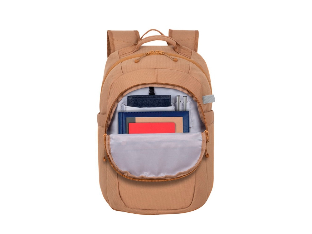 Городской рюкзак для ноутбука 14", бежевый, полиэстер