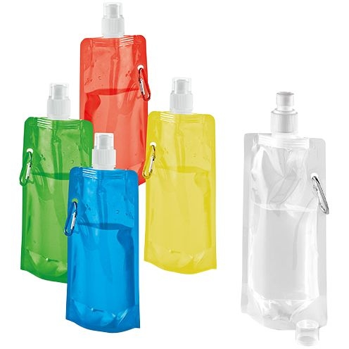 Складная бутылка HandHeld, белая, белый, пластик