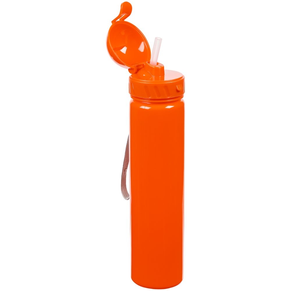 Бутылка для воды Barley, оранжевая, оранжевый, пластик