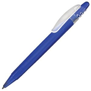 X-8 FROST, ручка шариковая, фростированный синий, пластик, синий, пластик