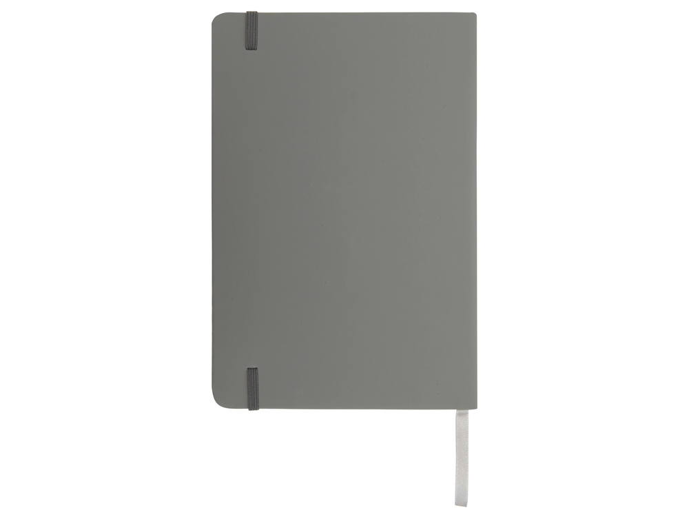 Блокнот А5 «Spectrum» с линованными страницами, серый, картон
