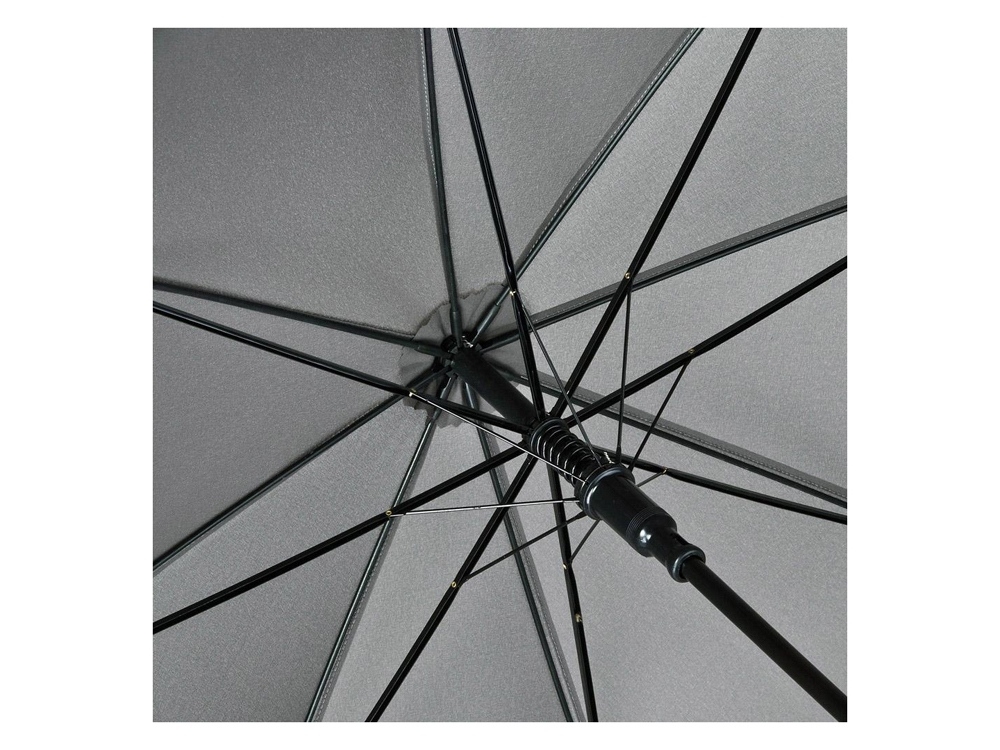Зонт-трость «Giant» с большим куполом, синий, полиэстер