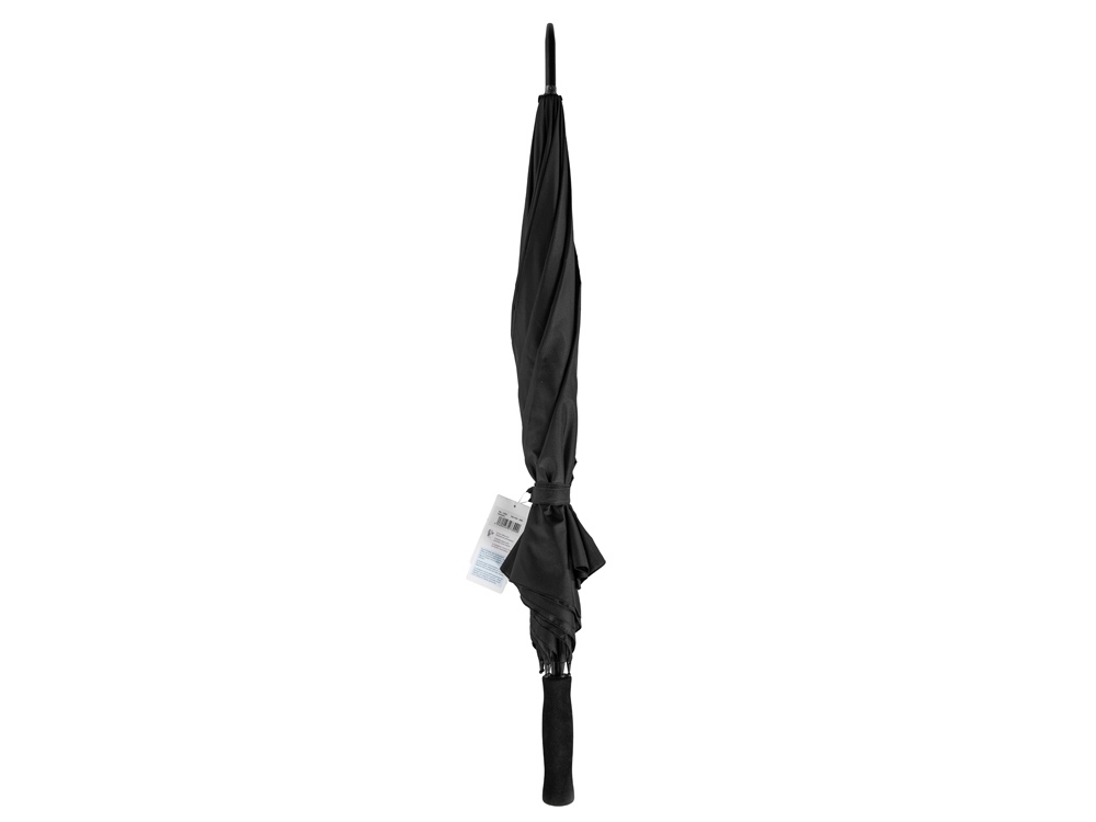 Зонт-трость «Giant» с большим куполом, черный, полиэстер