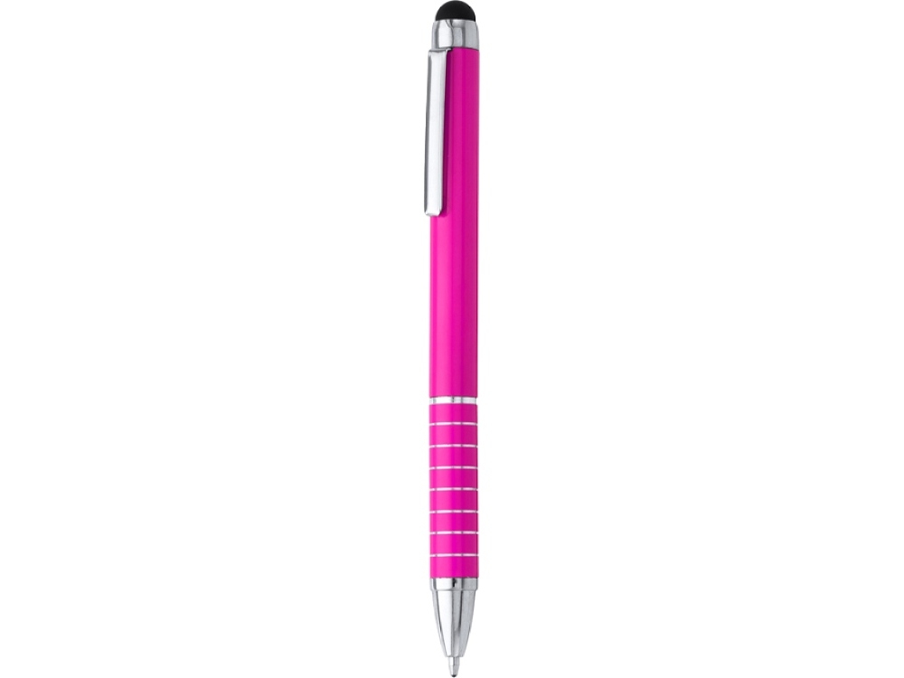 Ручка-стилус металлическая шариковая CANAIMA, розовый