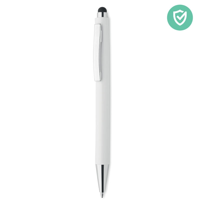 Ручка-стилус, белый, пластик