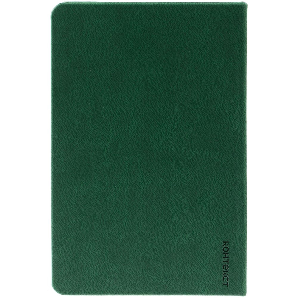 Ежедневник Base Mini, недатированный, зеленый, зеленый, кожзам