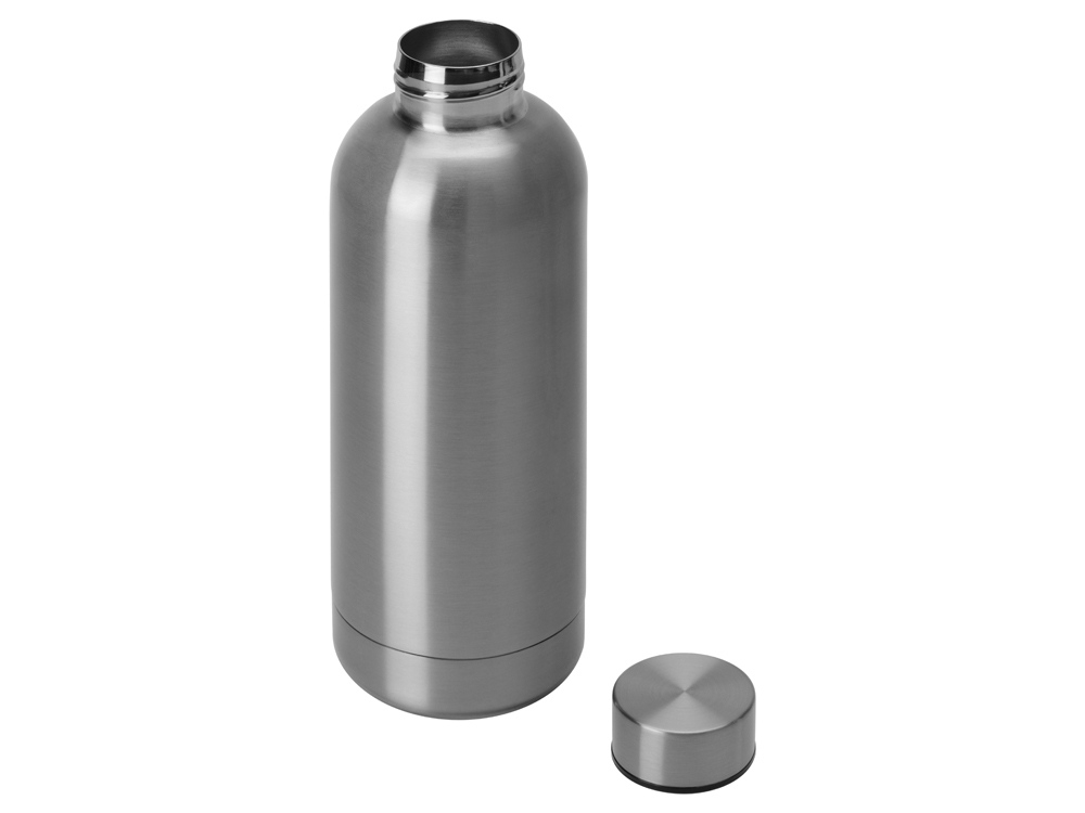 Вакуумная термобутылка с медной изоляцией «Cask», тубус, 500 мл, серебристый, металл