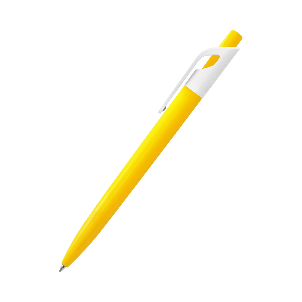 Ручка пластиковая Bremen, желтая, желтый