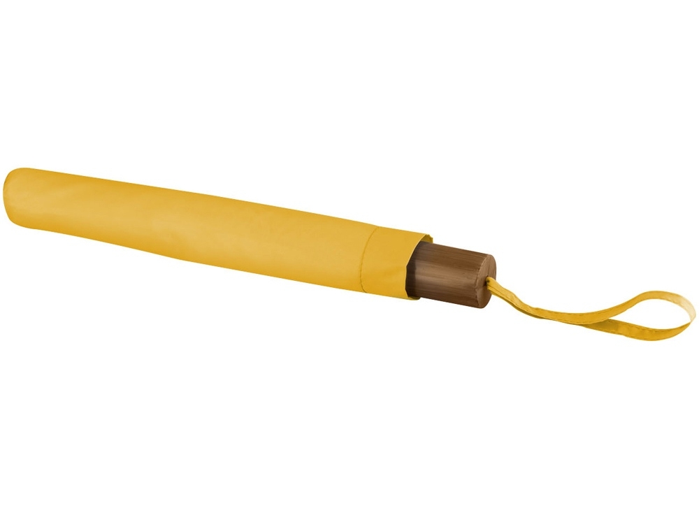 Зонт складной «Oho», желтый, полиэстер