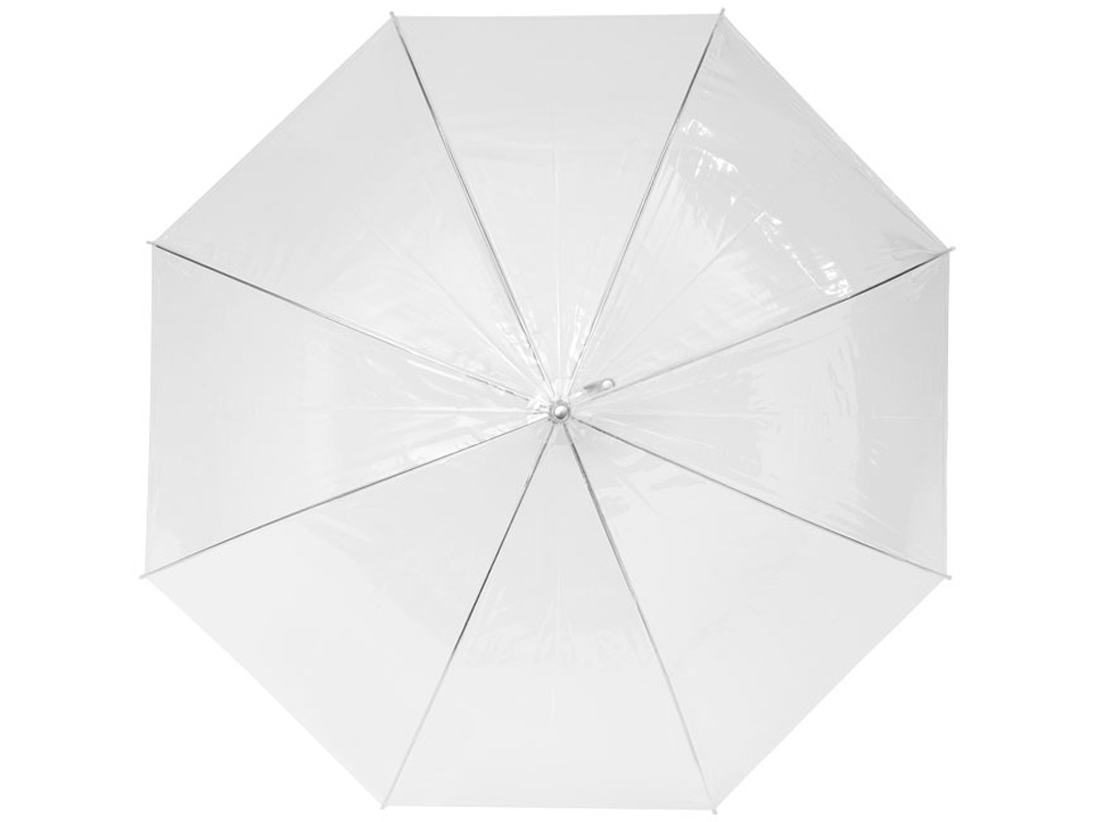 Зонт-трость, прозрачный, эластан