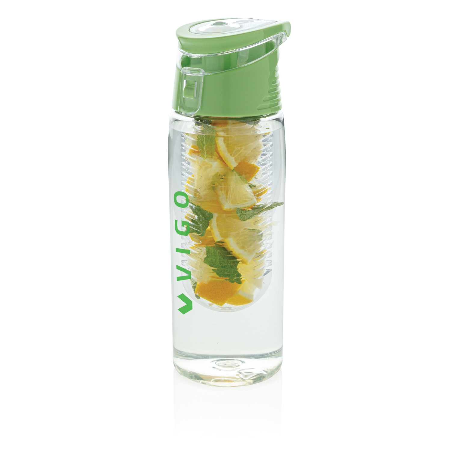 Бутылка для воды Lockable, 700 мл, зеленый, tritan; abs