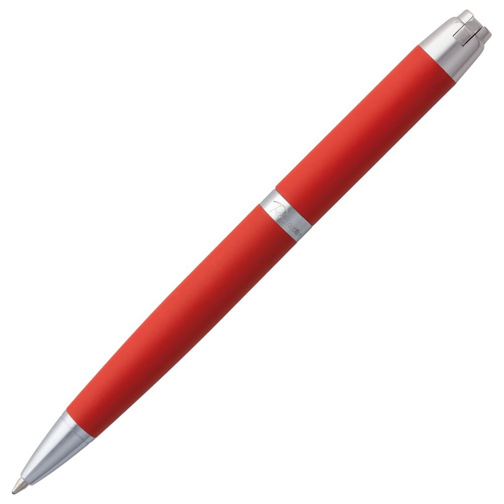 Ручка шариковая Razzo Chrome, красная, красный, металл