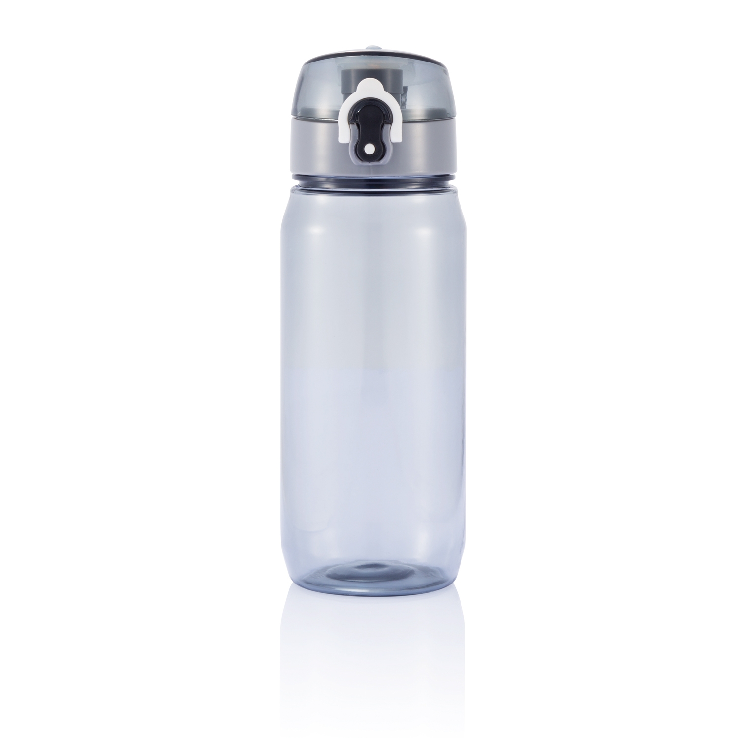 Бутылка для воды Tritan, 600 мл, черный; серый, пластик