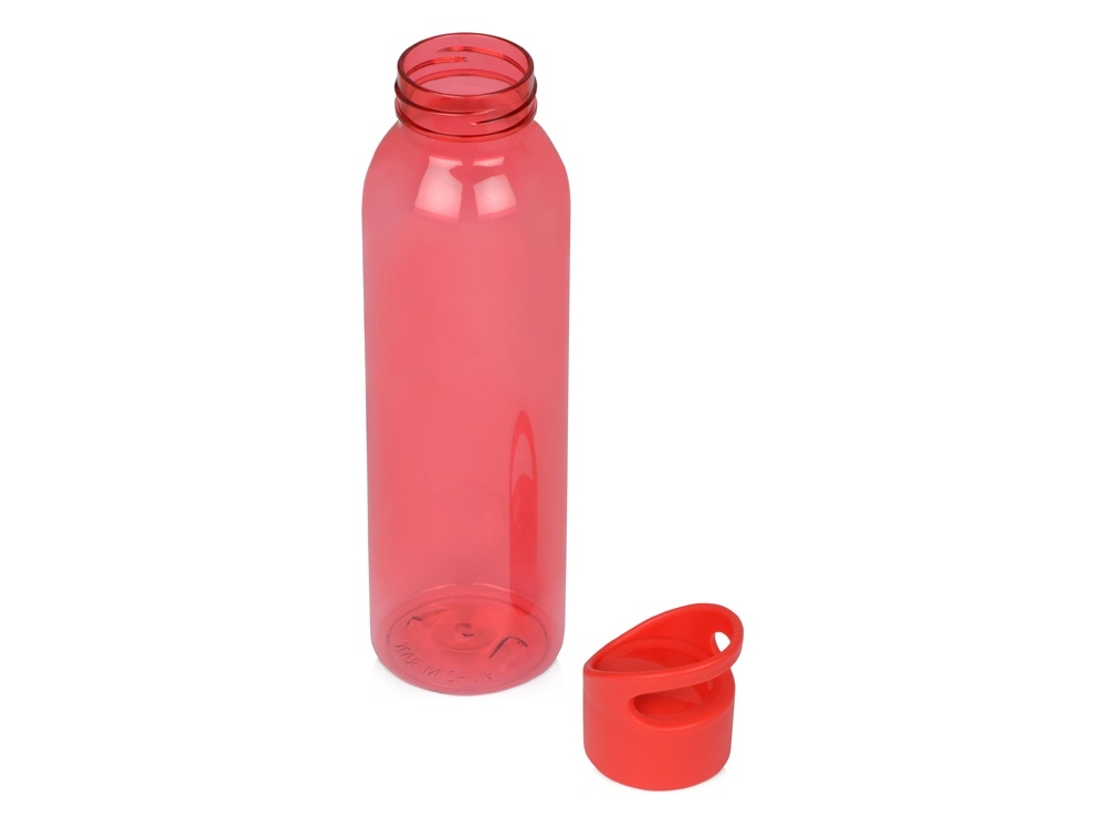 Бутылка для воды «Plain», красный, пластик