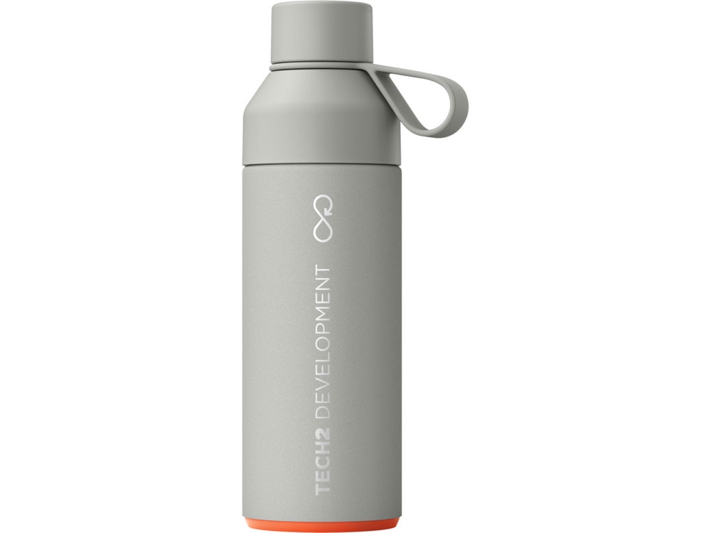 Бутылка для воды «Ocean Bottle», 500 мл, серый, пластик, металл