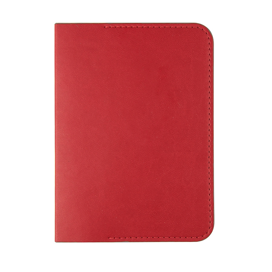 Обложка для паспорта  IMPRESSION, 10*13,5 см, PU, красный с серым, красный, pu