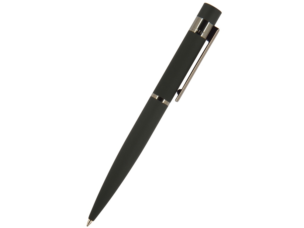 Ручка металлическая шариковая «Verona», черный, металл, silk-touch