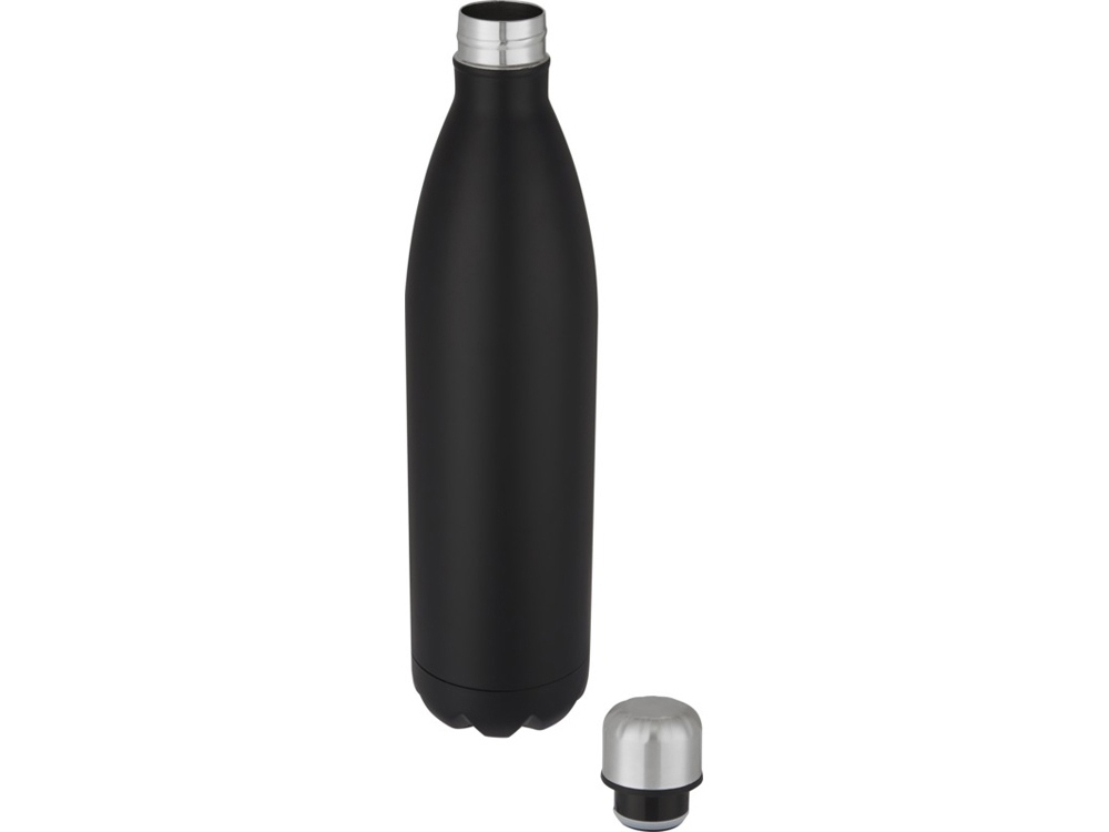 Бутылка «Cove» из нержавеющей стали с вакуумной изоляцией 1 л, черный, металл