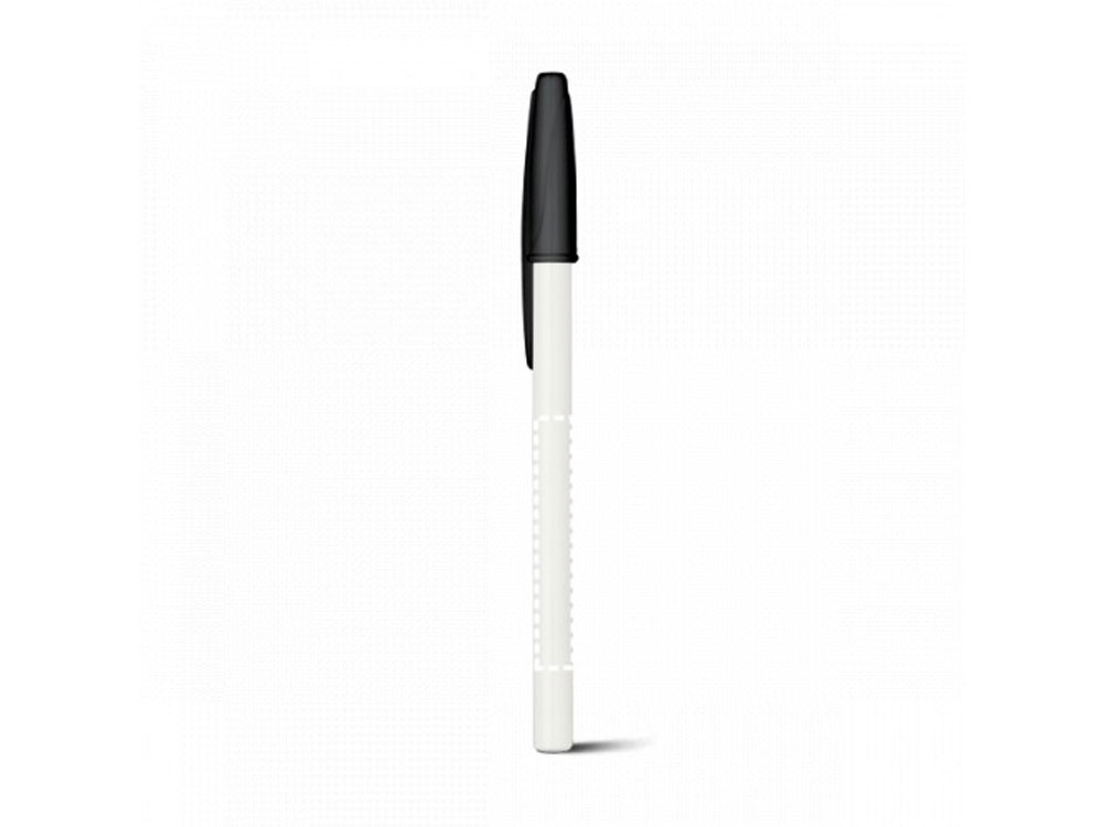 Ручка пластиковая шариковая CARIOCA® «CORVINA», черный, пластик