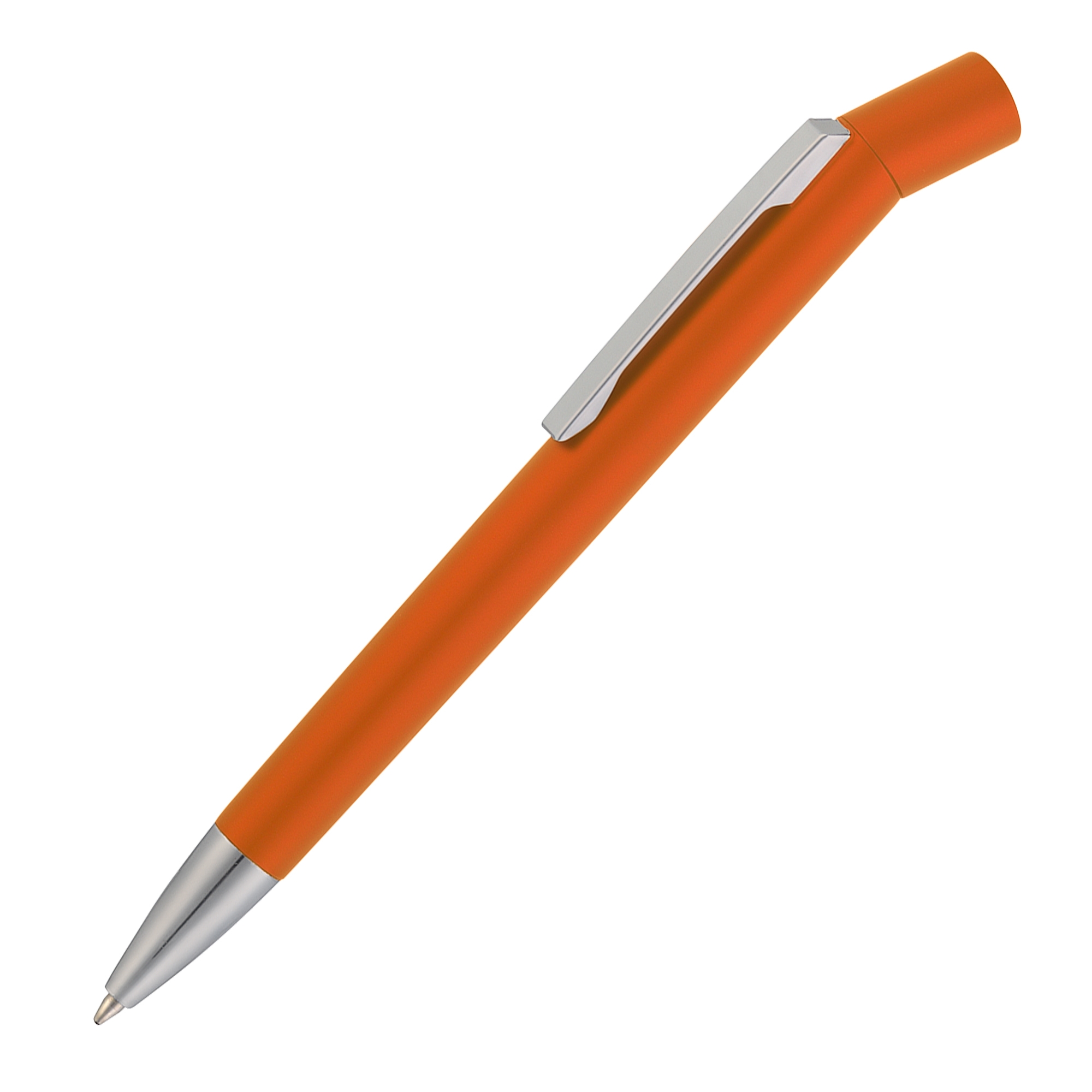 Ручка шариковая "George", оранжевый, пластик/металл
