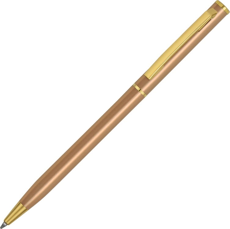 Ручка металлическая шариковая "Жако", желтый, металл