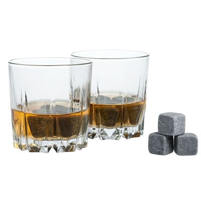 Набор Whisky Style, стекло; камень; бархат