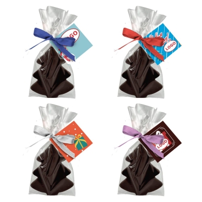 Шоколадная фигурка Yelka на заказ, коричневый, шоколад; картон; пластик