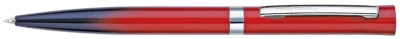 Ручка шариковая  Pierre Cardin ACTUEL. Цвет - двухтоновый: красный/черный. Упаковка P-1, красный, алюминий, нержавеющая сталь