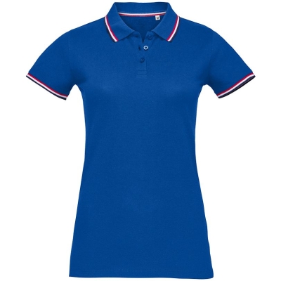 Рубашка поло женская Prestige Women, ярко-синяя, синий, хлопок