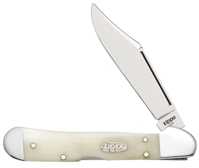 Нож перочинный ZIPPO Smooth Natural Bone Mini Copperlock, 92 мм, цвет слоновой кости + ЗАЖИГАЛКА 207, бежевый Нож перочинный ZIPPO Smooth Natural Bone Mini Copperlock, 92 мм, цвет слоновой кости + ЗАЖИГАЛКА 207, бежевый