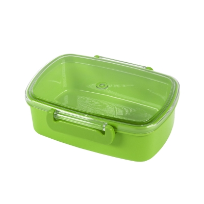 Ланч-бокс FRESH, пластик, 750мл, 18х13х6,1 см, зеленый, зеленый, пластик