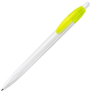 X-1, ручка шариковая, желтый/белый, пластик, белый, желтый, пластик