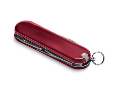 Многофункциональный карманный нож «VERBIER», бордовый, пластик