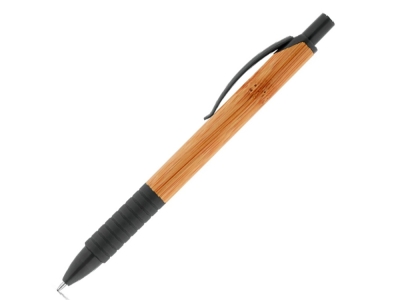 Ручка бамбуковая шариковая «Pati», черный, бамбук